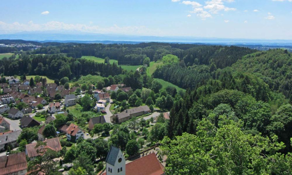 Opfenbach von oben